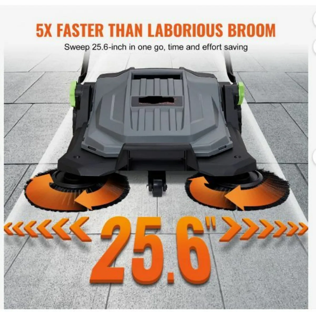 Walk-behind Hand Push Floor Sweeper - Image 2