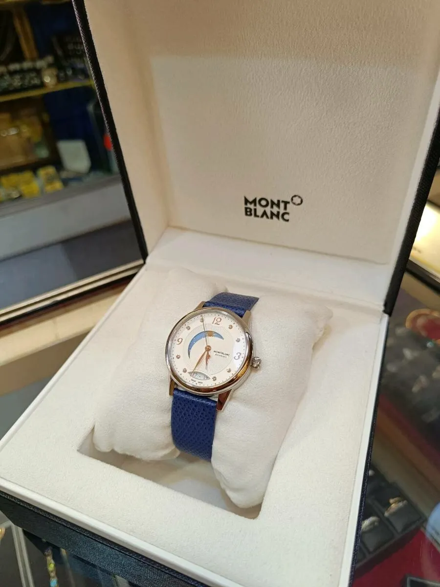 Montblanc Ladies Automatic Watch, Day & Night - Image 2