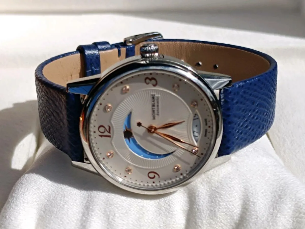 Montblanc Ladies Automatic Watch, Day & Night - Image 4