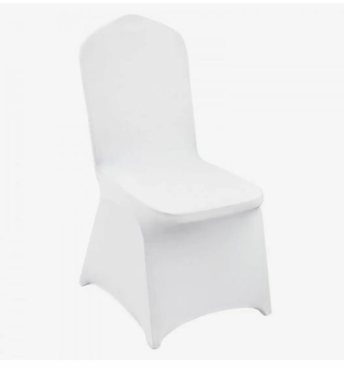 50pcs Chair Cover Wedding Spandex White Chair - Image 1