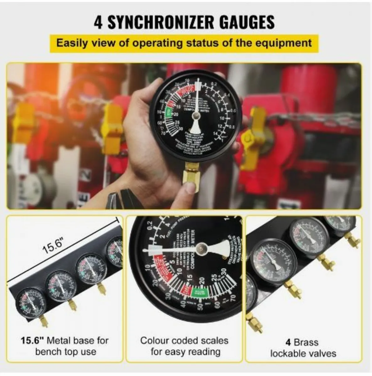 Fuel Vacuum Carburetor Synchronize Tool Kit - Image 3