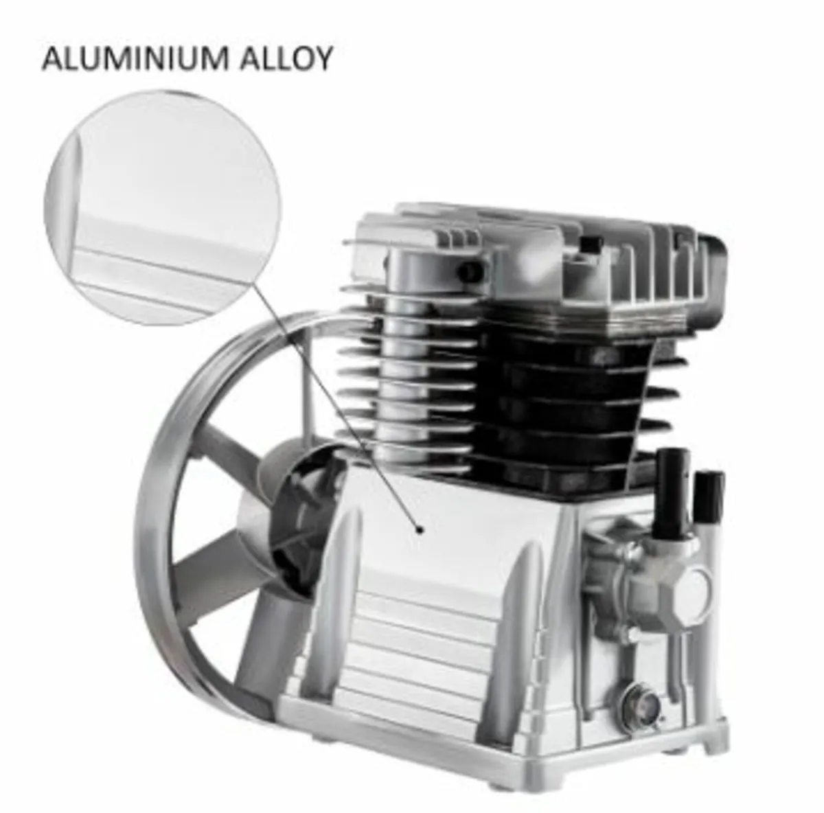 Industrial Twin Cylinder Air Compressor Pump Suita - Image 2