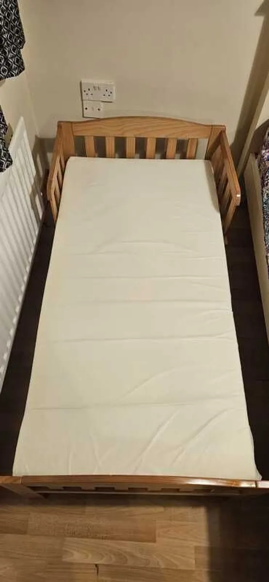 Toddler Bed and Brand New Mattress - Image 1