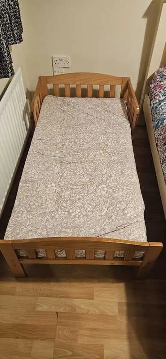 Toddler Bed and Brand New Mattress - Image 3