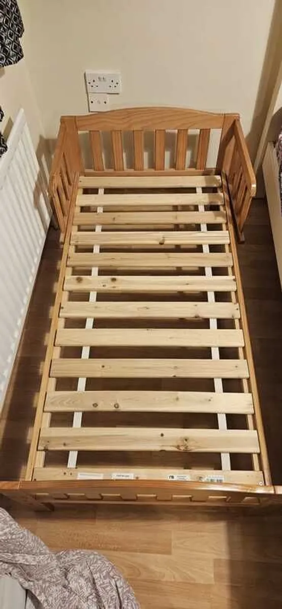 Toddler Bed and Brand New Mattress - Image 4