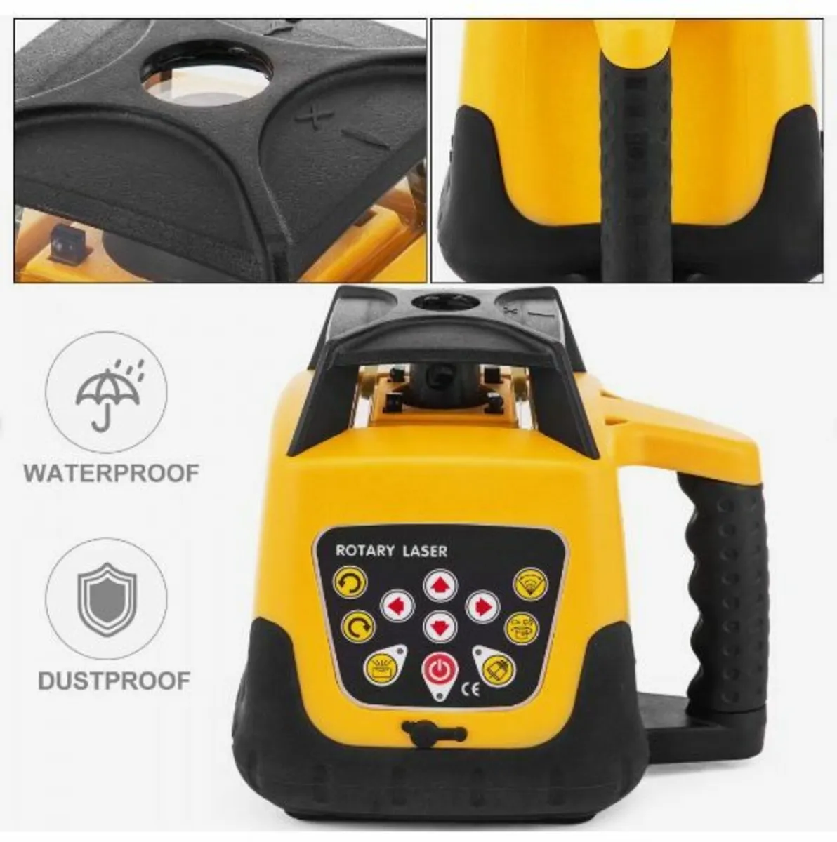 Rotary Laser Level Kit Red Beam Digital - Image 3