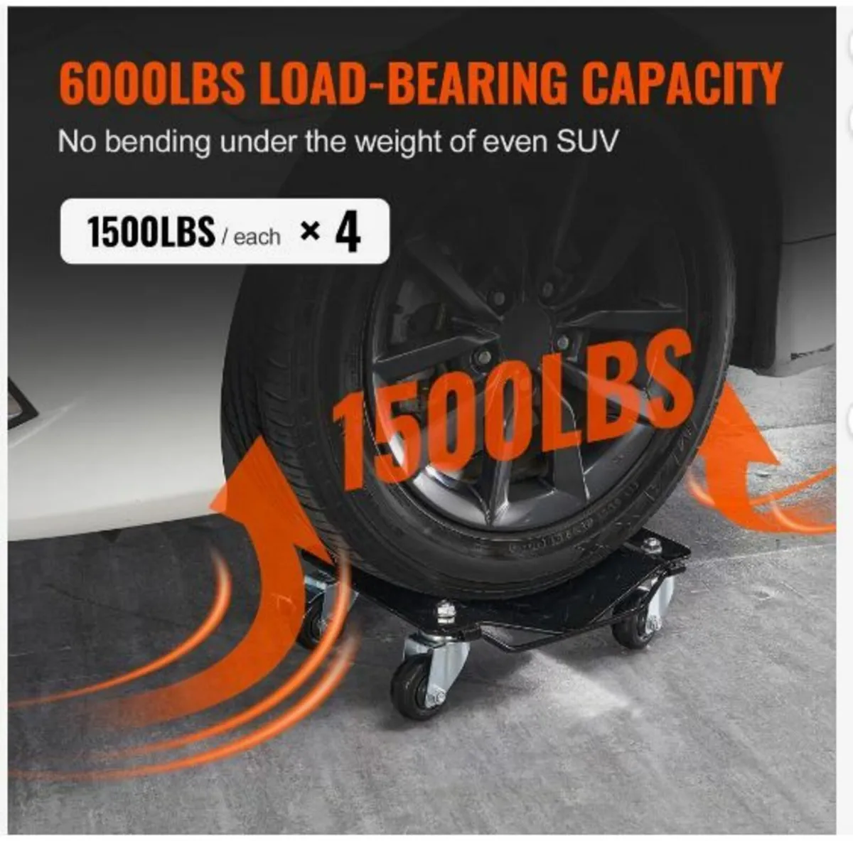 Car Dolly Wheel Tire Dolly 4 PCS Heavy - Image 2