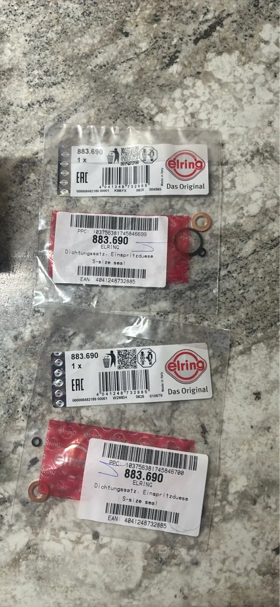 Bosch Diesel Injectors x2 [0 445 110 646] + rings - Image 4