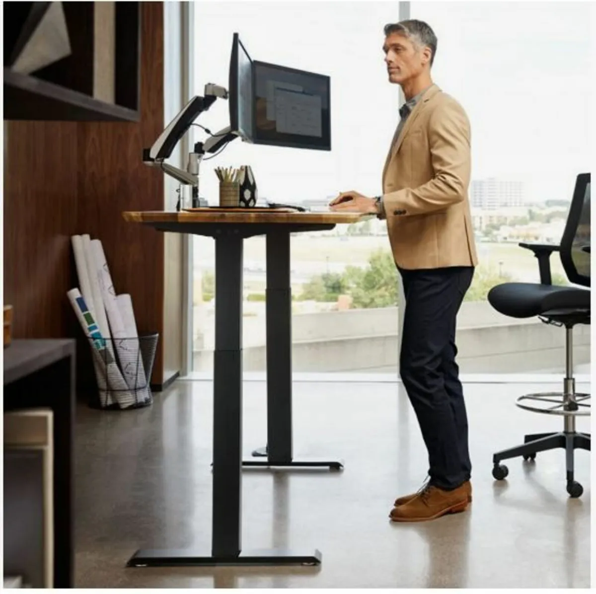 Electric Standing Desk Frame Adjustable 70-117 cm - Image 4