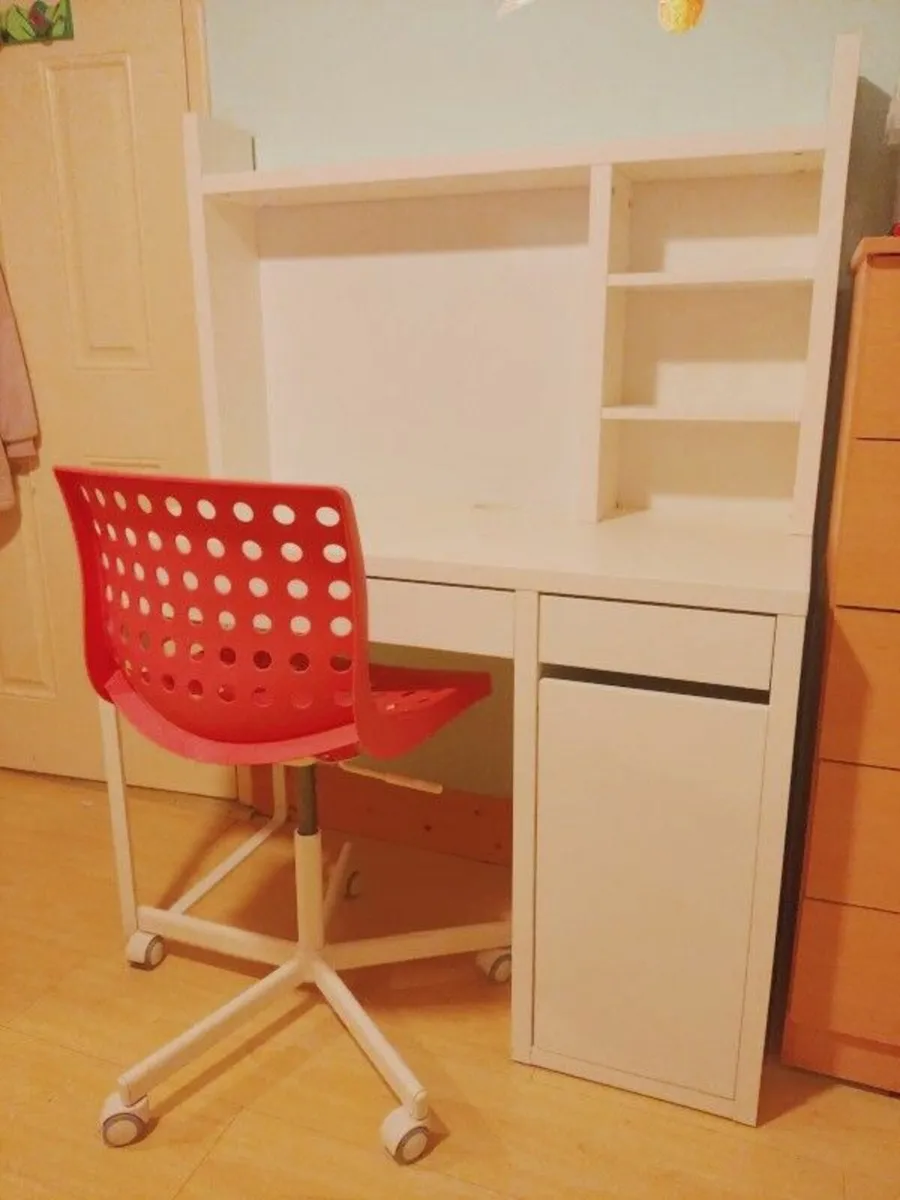 IKEA Desk and Chair - Image 1