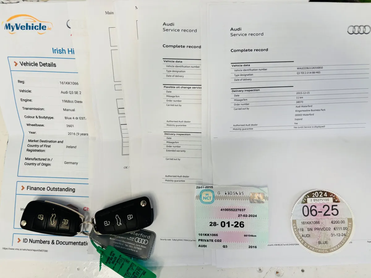 2016 AUDI Q3 SE 2.0 TDi LOW KM FSH MINT - Image 2