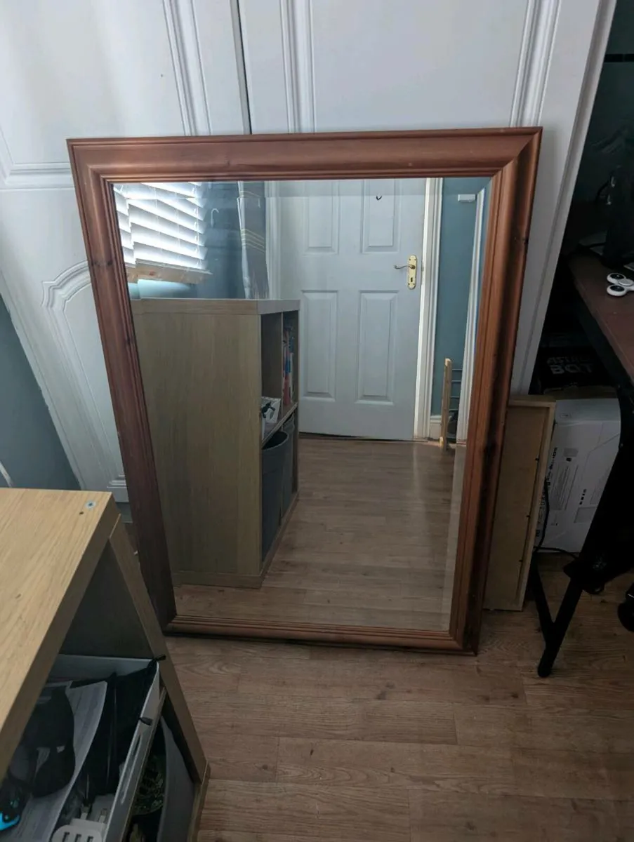 Large framed mirror - Image 1