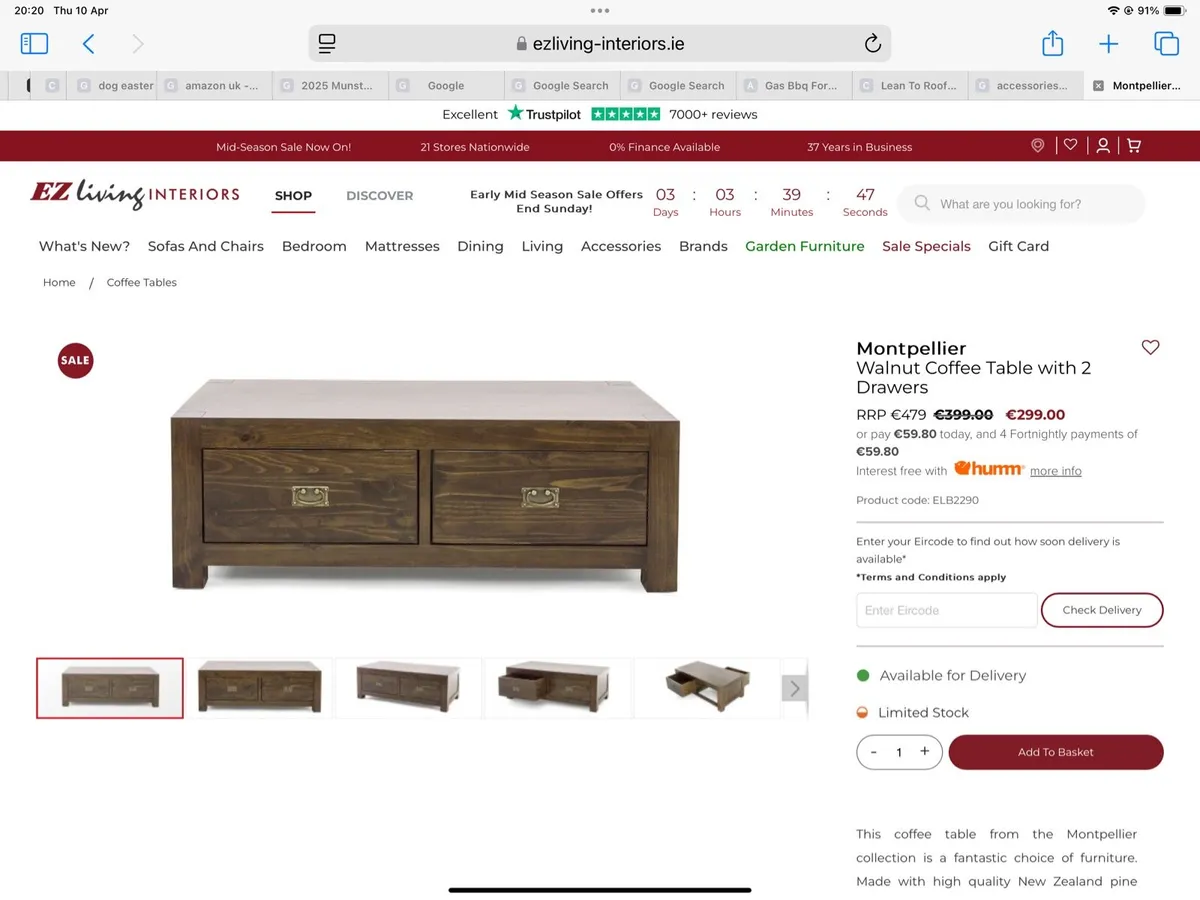 Coffee Table - Free - Must be collected - Image 3