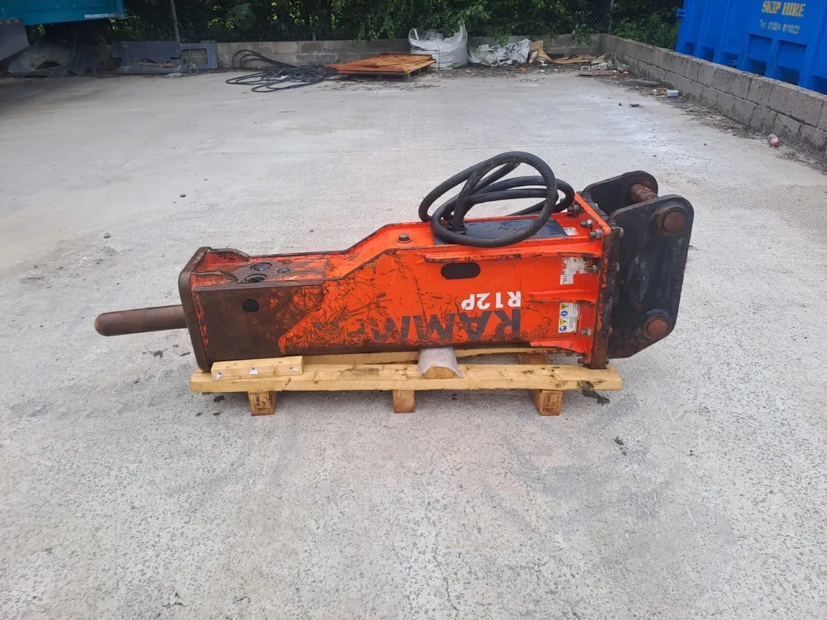 Rammer R12P Used Hydraulic Rock Hammer/Breaker 13T - Image 1