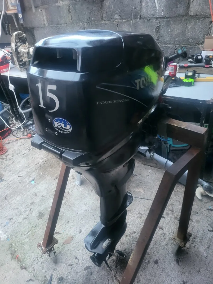 tohatsu 15hp 4 stroke longshaft tillar handle - Image 3