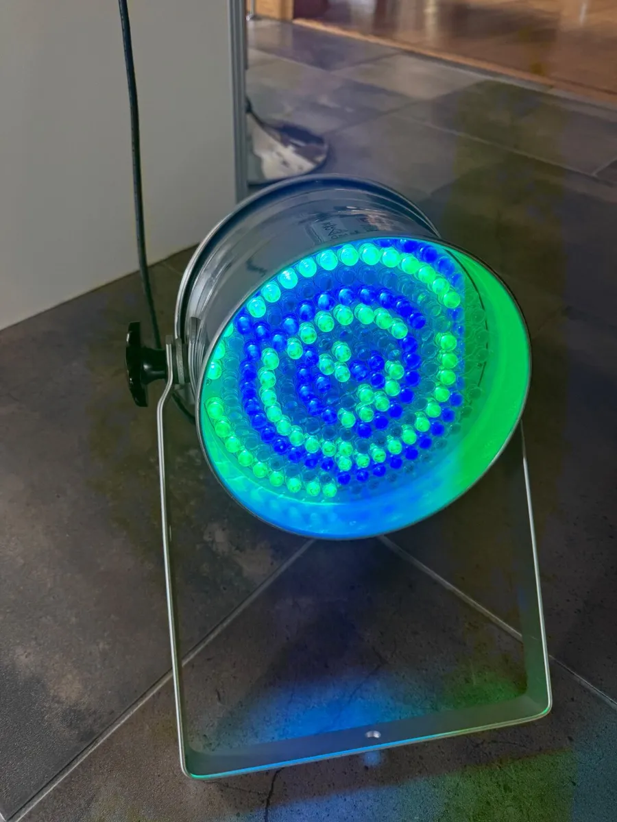 Two LEDJ LED 64 Floor Can Lights - Image 2