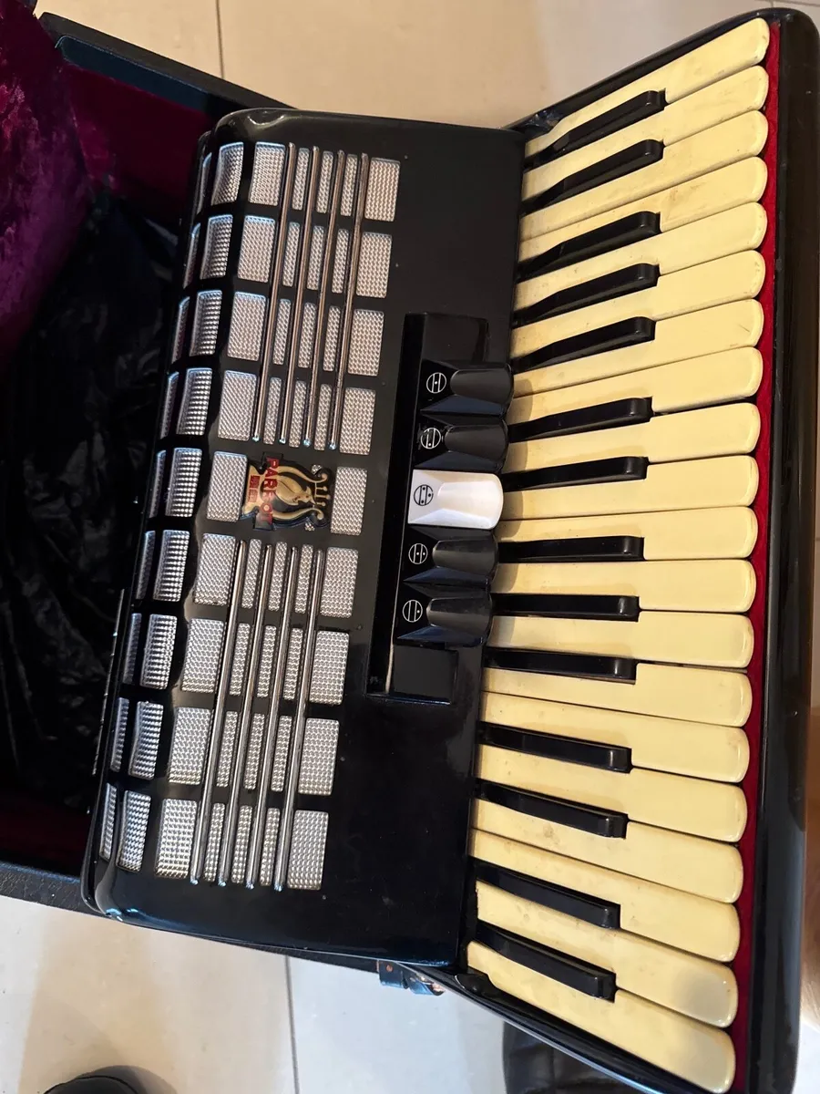 Vintage Parrot Accordion with Case – 34 Keys / 60 - Image 2