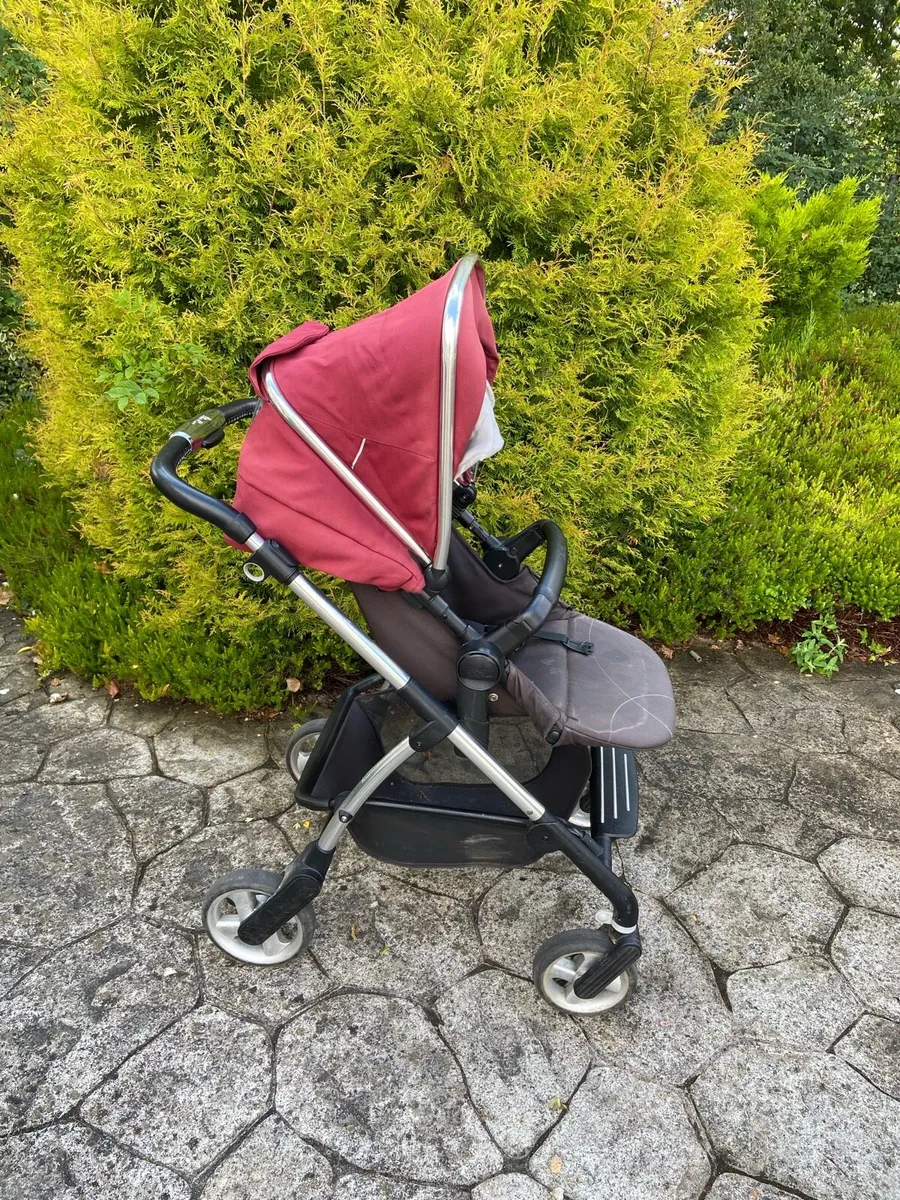 Silver Cross pram, buggy and baby car seat - Image 2