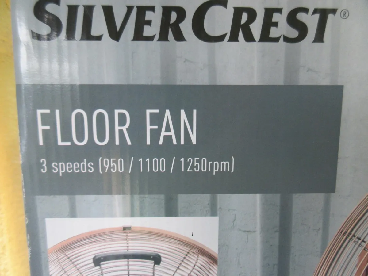 3-Speed Copper Floor Fan - Image 2