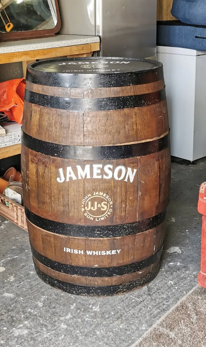Oak Whiskey Barrel Jameson. Full size. - Image 1