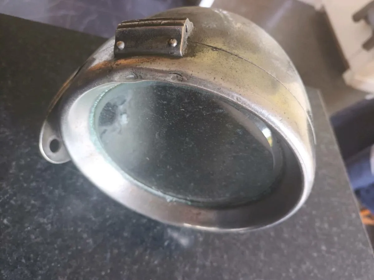 Nickel vintage car lamps - Image 2