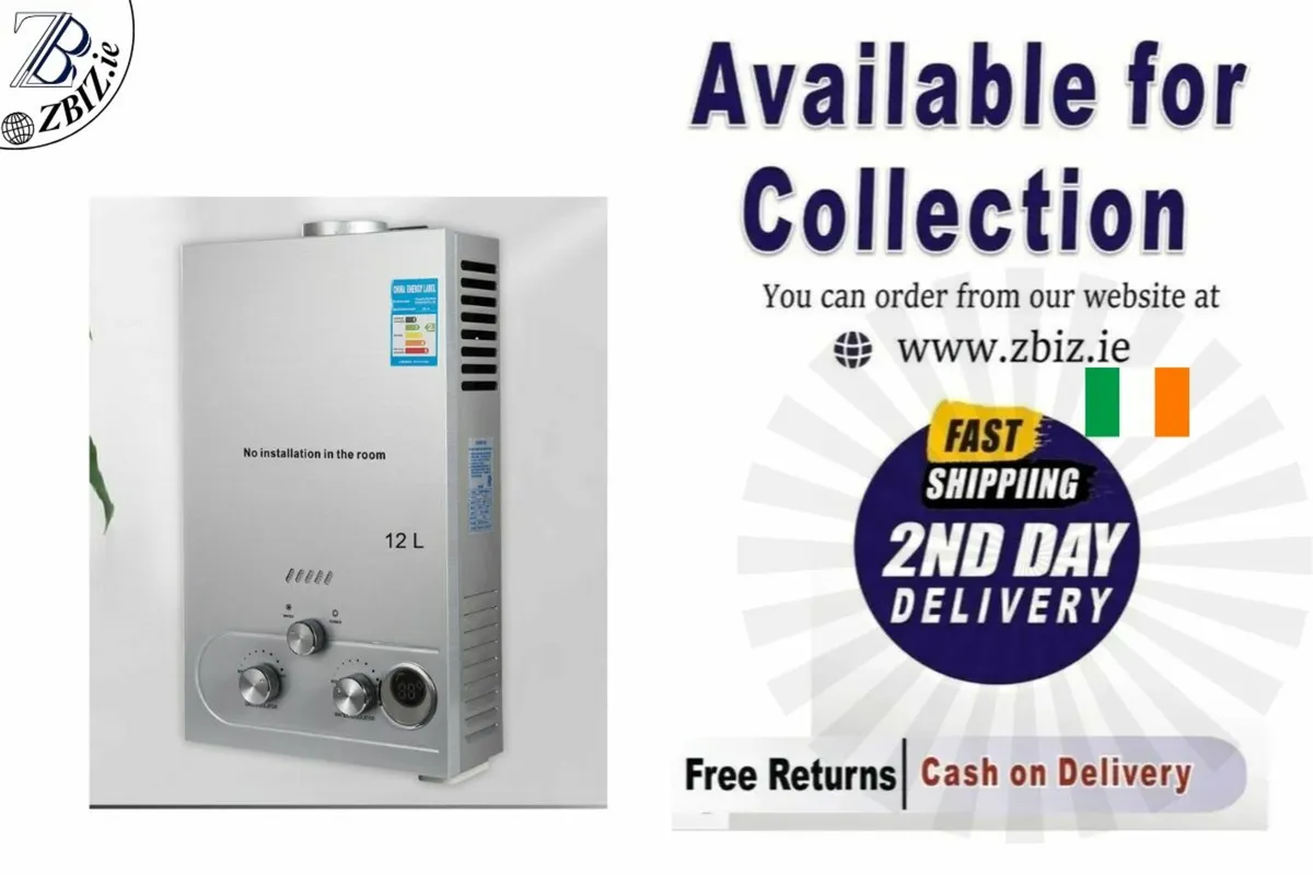 12L LPG Gas Water Heater Campervan - Image 1