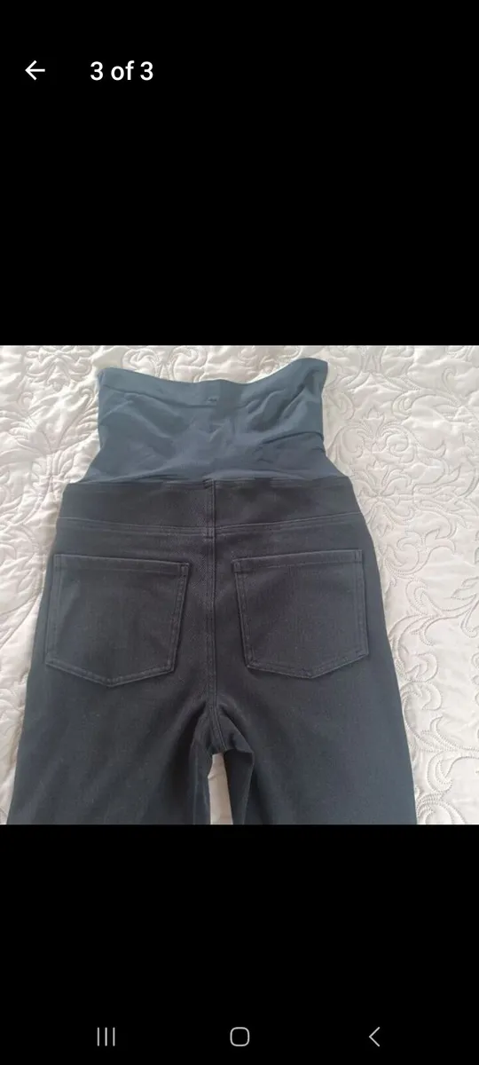 Maternity Black Spanx Jeans - Image 2