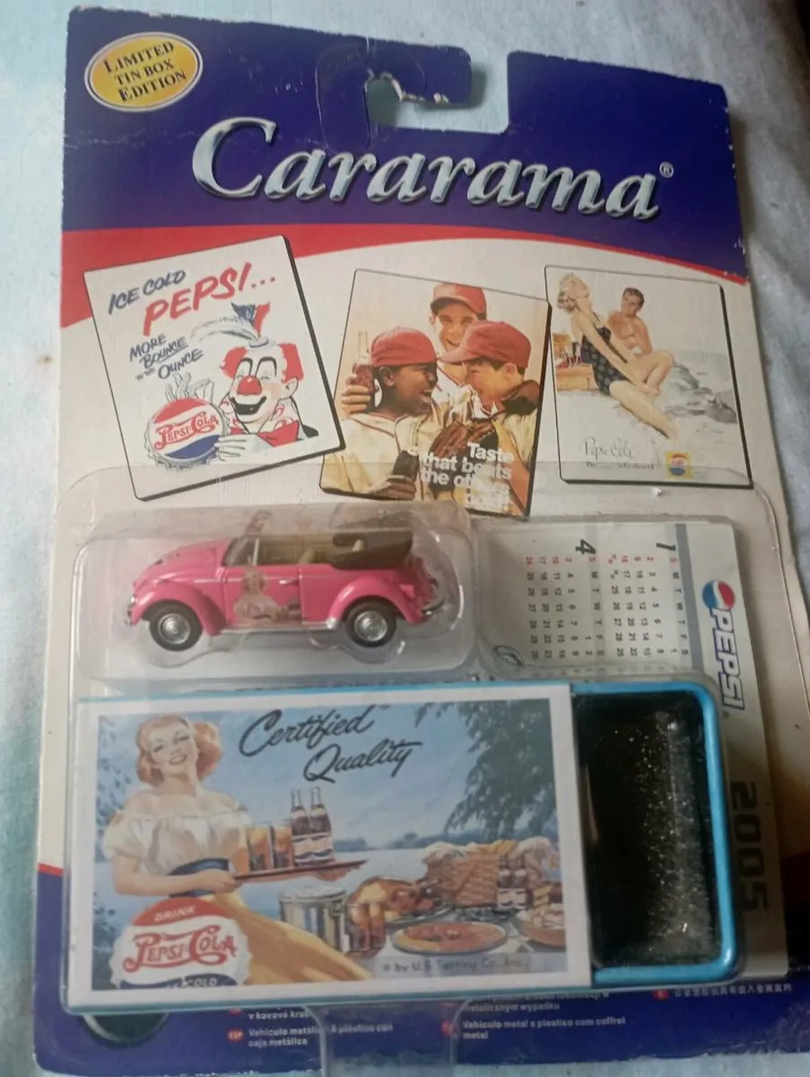 CARARAMA  LIMITED EDITION TIN  BOX PEPSI MODLE' . - Image 1
