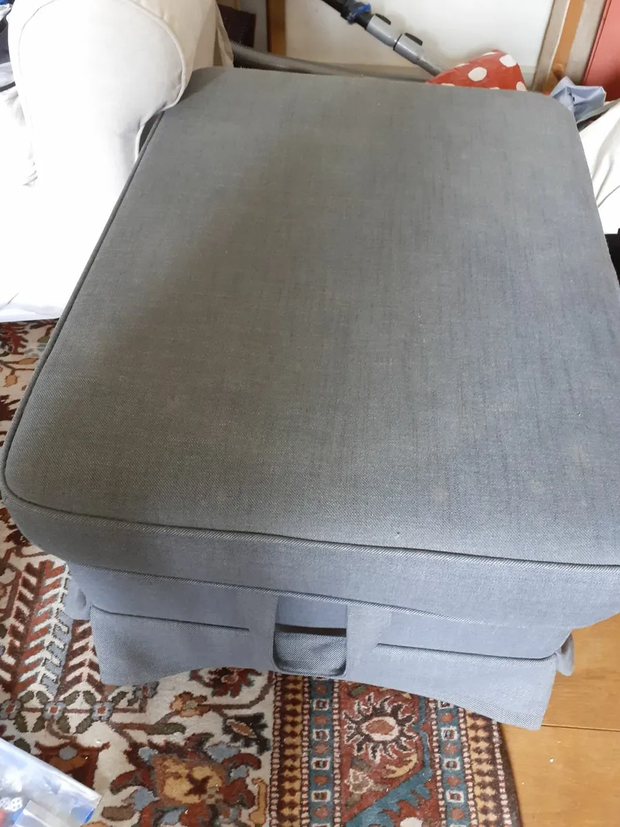 IKEA Ektorp footstool with storage - Image 1
