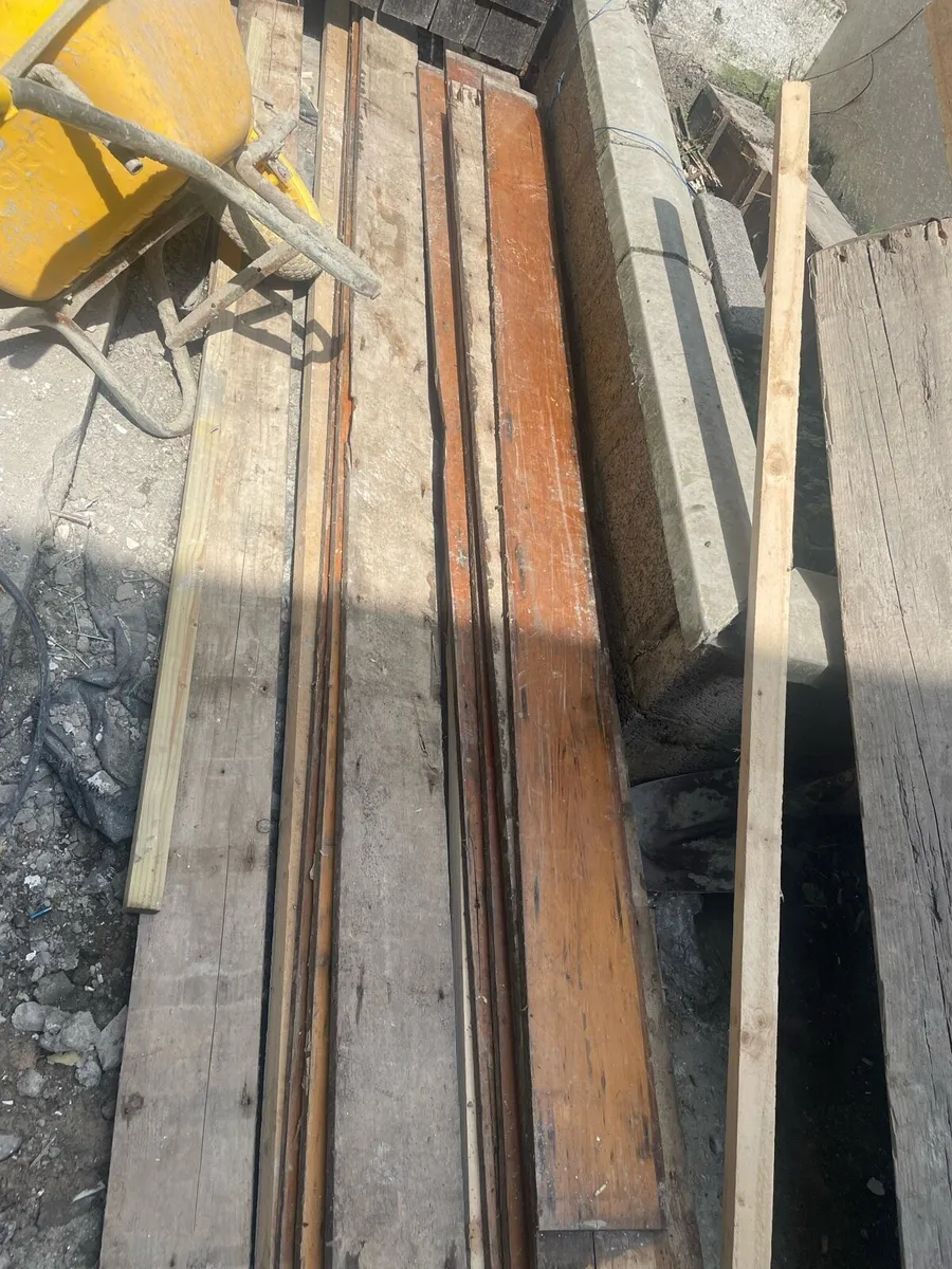 Original pine floorboards