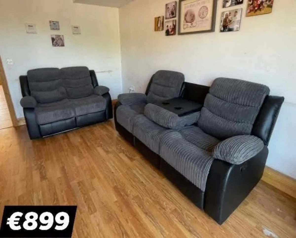 Fabric and leather sofas - Image 3