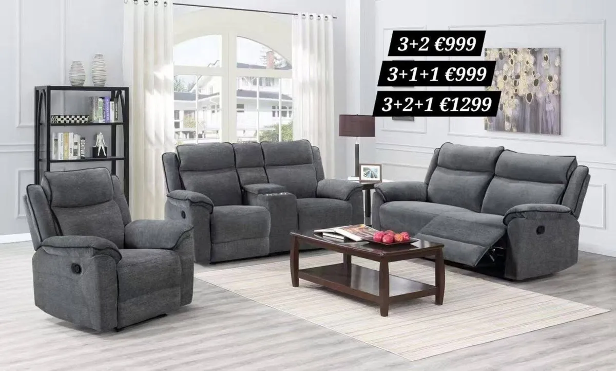 Fabric and leather sofas - Image 4