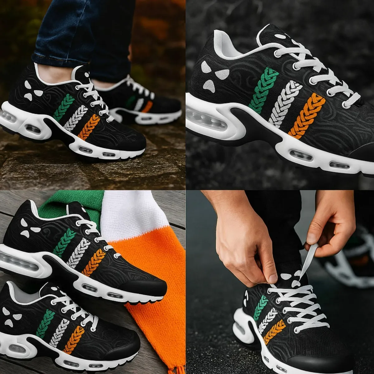 Custom Kneecap Style Trainers, Sizes 4-13 - Image 2