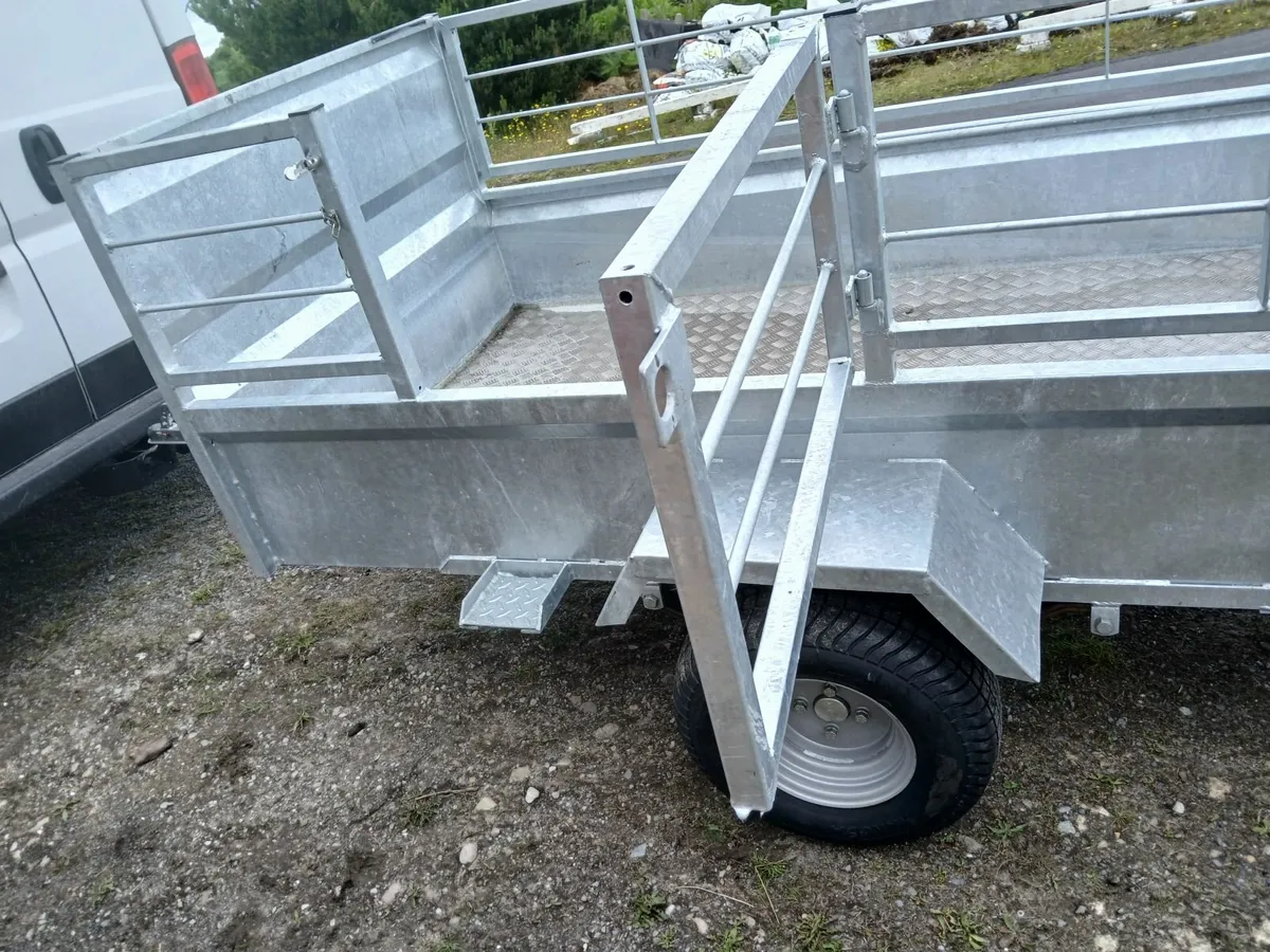 Trailer single axel.. new...ramp door delivered - Image 1