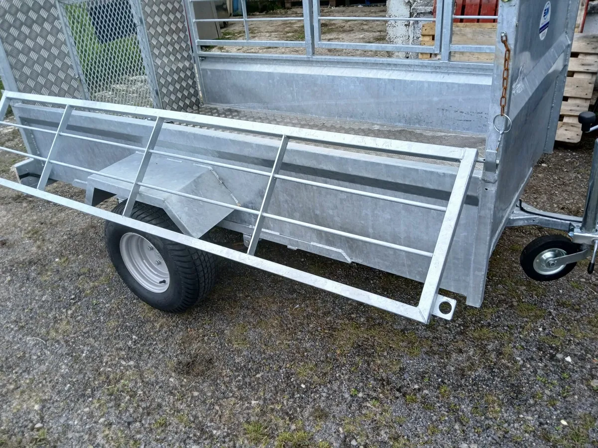 Trailer single axel.. new...ramp door delivered - Image 2