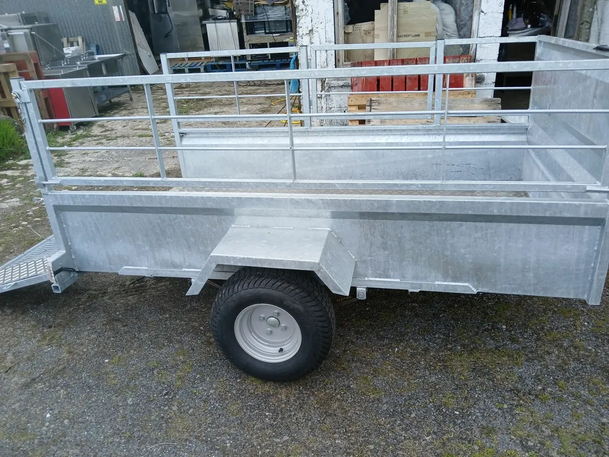Trailer single axel.. new...ramp door delivered - Image 3
