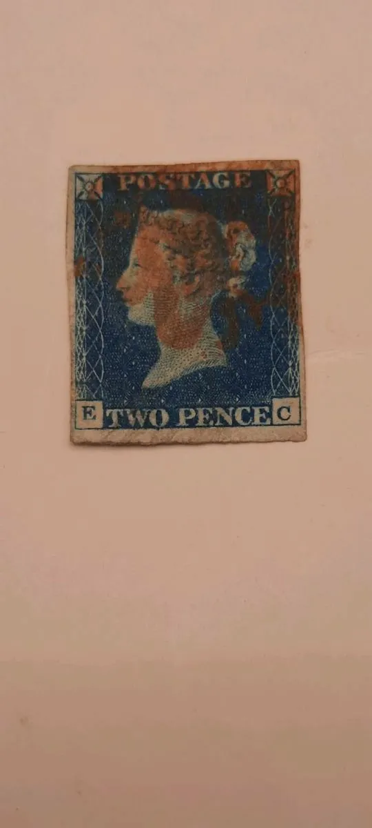 1840 2d Blue Stamp - Image 2