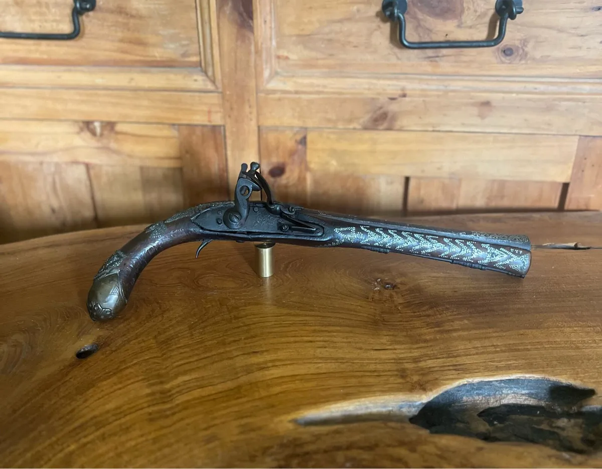 Antique Flintlock Pistol - Image 2