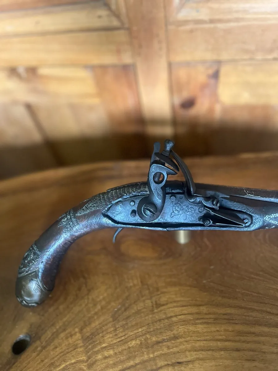 Antique Flintlock Pistol - Image 3