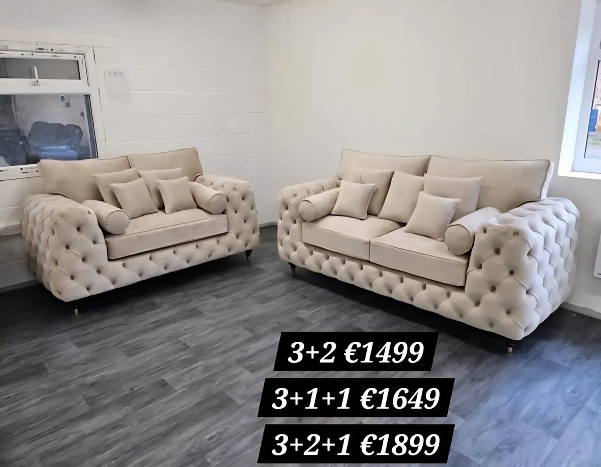 Fabric and leather sofas - Image 2