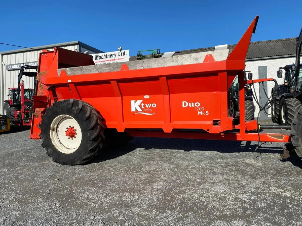 K-Two 12 Tonne Muckspreader🌟 Fully Serviced 🌟 - Image 1