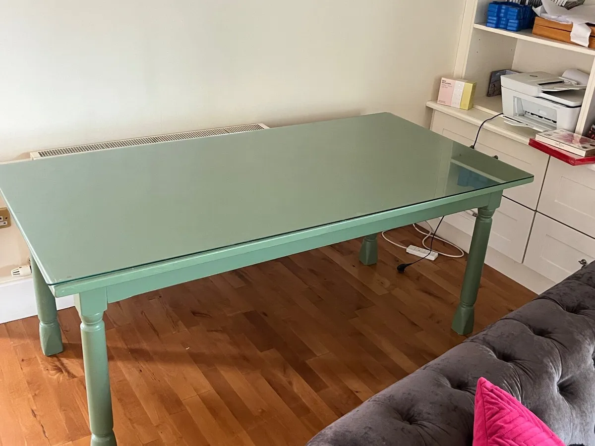 Hand painted  kitchen table - Image 1