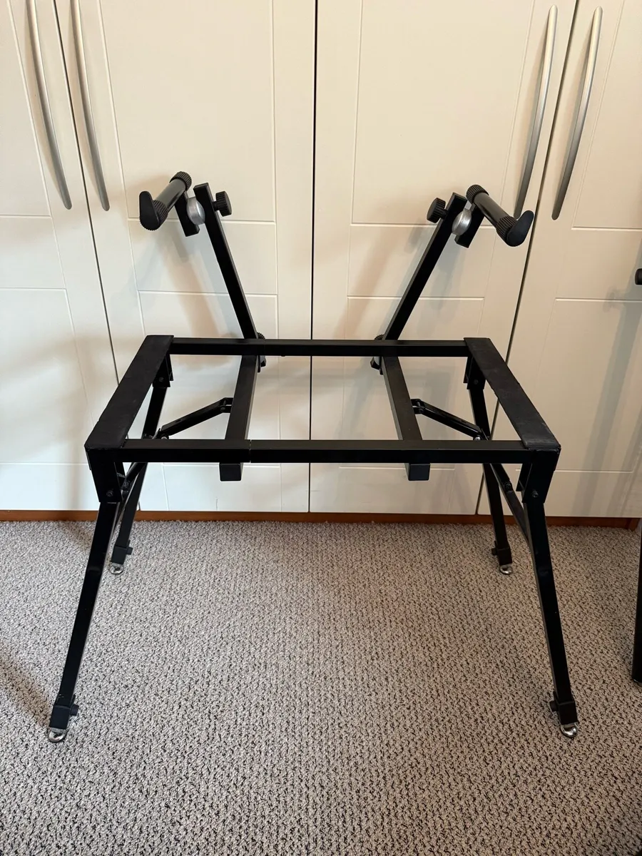 Deluxe 2 Tier Keyboard Stand - Image 2