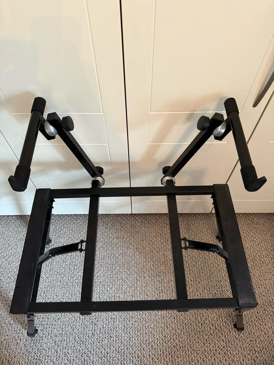 Deluxe 2 Tier Keyboard Stand - Image 3