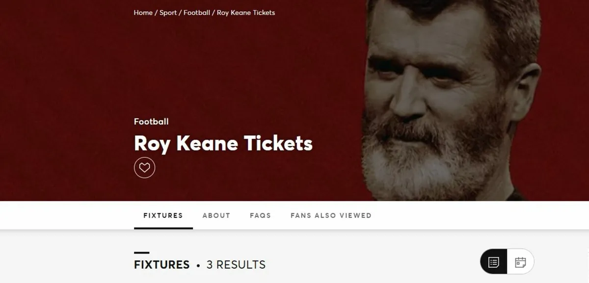 Roy Keane/Roddy Doyle tics