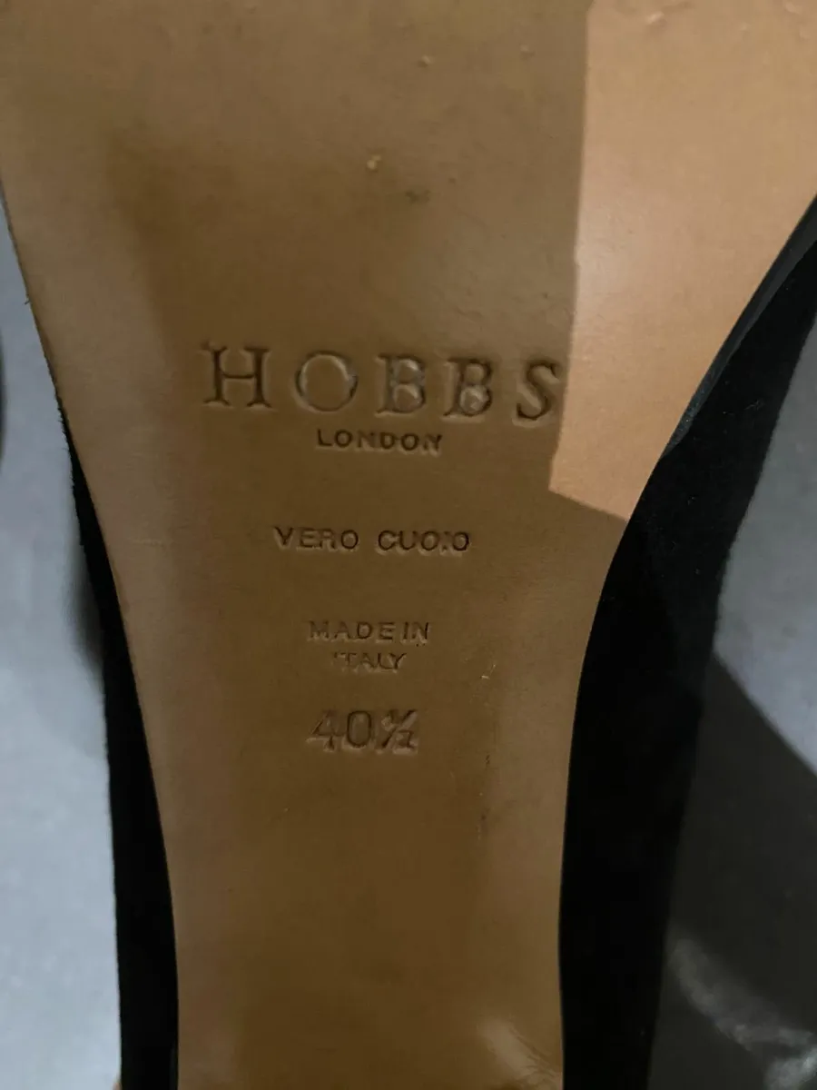 Black Hobbs High Heels Size 6 - Image 2
