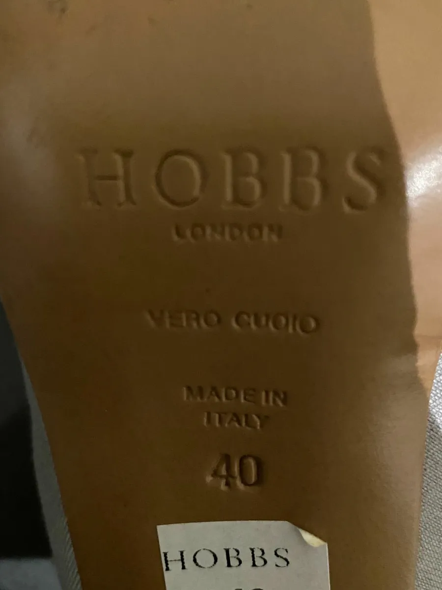 Silver Hobbs High Heels Size 6 - Image 2