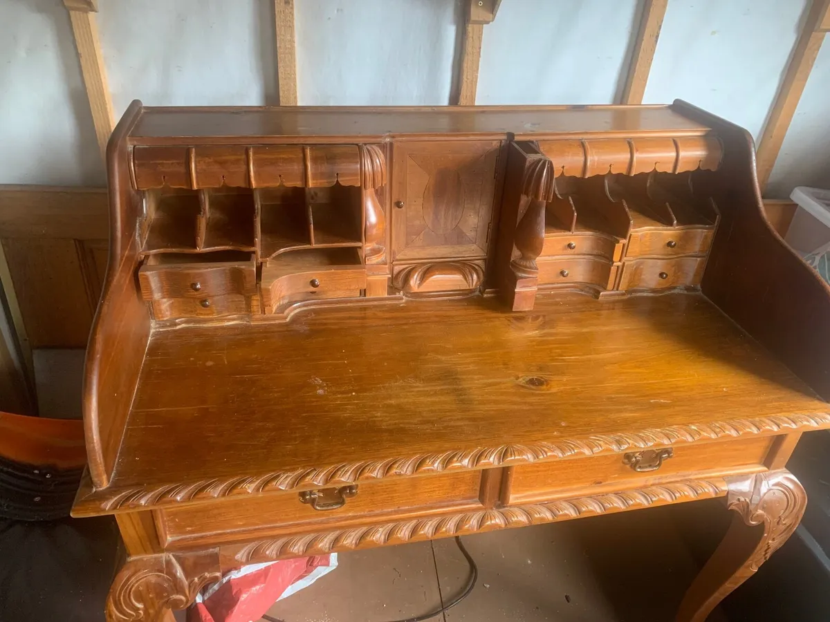 Antique reception desk - Image 3