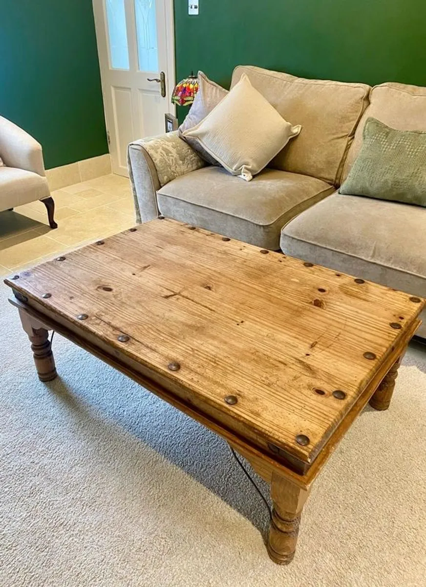 Mexican Pine Coffee Table - Image 1