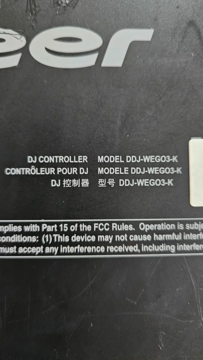 Pioneer DJ DDJ-WeGO3 Controller with Decksaver - Image 4